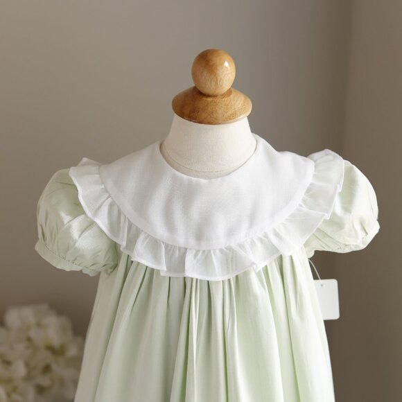 Green Flower Girl Dress Float Bailey Boys Chabré Boutique Size 2T New - Picture 2 of 6